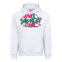 White me sarcastic nah... Urban Hoodie - MaliasSmallBusiness