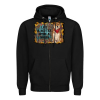 Black life is better with a shiba Zipper Hoodie - RanaPortraitStore