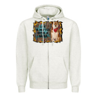 Oatmeal Heather life is better with a shiba Zipper Hoodie - RanaPortraitStore