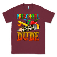 Burgundy preschool dude Classic Tee - texasbilliewilder