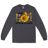 Smoke with god all things are possible Long Sleeve Tee - texasbilliewilder