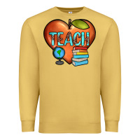Antique Gold teach heart Premium Sweatshirt - JahusDesignShop