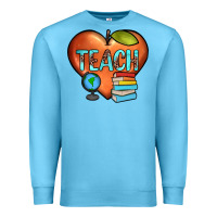 Ocean Blue teach heart Premium Sweatshirt - JahusDesignShop