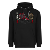 Black love firefighter Heavyweight Hoodie - CowhideDigitalArt