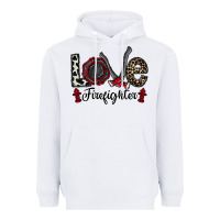 White love firefighter Heavyweight Hoodie - CowhideDigitalArt