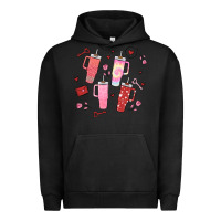 Pigment Black cup disorder valentine's day Urban Hoodie - MaliasSmallBusiness