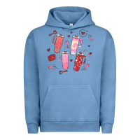 Pigment Pebble Blue cup disorder valentine's day Urban Hoodie - MaliasSmallBusiness