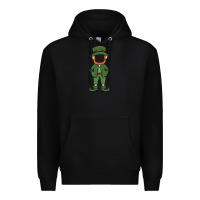 Black leprechaun boy faceless Premium Hoodie - MaliasSmallBusiness
