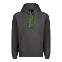 Charcoal Heather leprechaun boy faceless Premium Hoodie - MaliasSmallBusiness