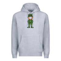 Heather Grey leprechaun boy faceless Premium Hoodie - MaliasSmallBusiness
