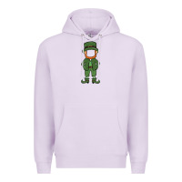 Lilac leprechaun boy faceless Premium Hoodie - MaliasSmallBusiness