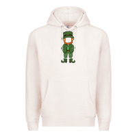 Pale Pink leprechaun boy faceless Premium Hoodie - MaliasSmallBusiness
