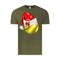 Vintage Olive Christmas sports Vintage Tee - BarkalooDesign