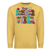 Antique Gold summer vibes Premium Sweatshirt - AdoDesignShop