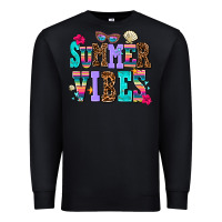 Black summer vibes Premium Sweatshirt - AdoDesignShop