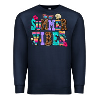 Navy summer vibes Premium Sweatshirt - AdoDesignShop