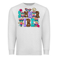 Oatmeal Heather summer vibes Premium Sweatshirt - AdoDesignShop