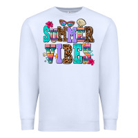 White summer vibes Premium Sweatshirt - AdoDesignShop