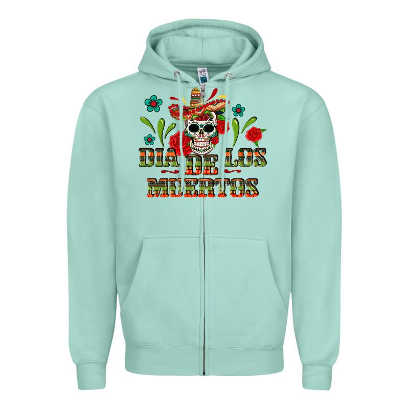 Dia De Los Muertos Zipper Hoodie by texasbilliewilder | Teevron