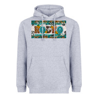 Heather Grey rodeo license plate Heavyweight Hoodie - HRA Design Shop
