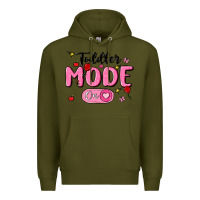 Army Green toddler mode on Premium Hoodie - MaliasSmallBusiness