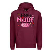 Burgundy toddler mode on Premium Hoodie - MaliasSmallBusiness