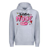 Heather Grey toddler mode on Premium Hoodie - MaliasSmallBusiness