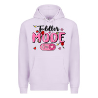 Lilac toddler mode on Premium Hoodie - MaliasSmallBusiness