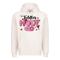 Pale Pink toddler mode on Premium Hoodie - MaliasSmallBusiness