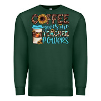 Sports Green coffee gives me teacher powers Premium Sweatshirt - JahusDesignShop