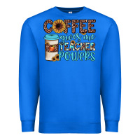 True Royal coffee gives me teacher powers Premium Sweatshirt - JahusDesignShop