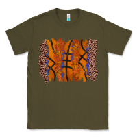 Army Green basketball brushstroke Classic Tee - Zillion Design Studio