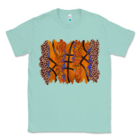 Seafoam basketball brushstroke Classic Tee - Zillion Design Studio