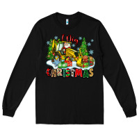 Black i dig christmas Long Sleeve Tee - Zillion Design Studio
