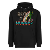 Black not a hugger Heavyweight Hoodie - CowhideDigitalArt