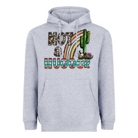 Heather Grey not a hugger Heavyweight Hoodie - CowhideDigitalArt