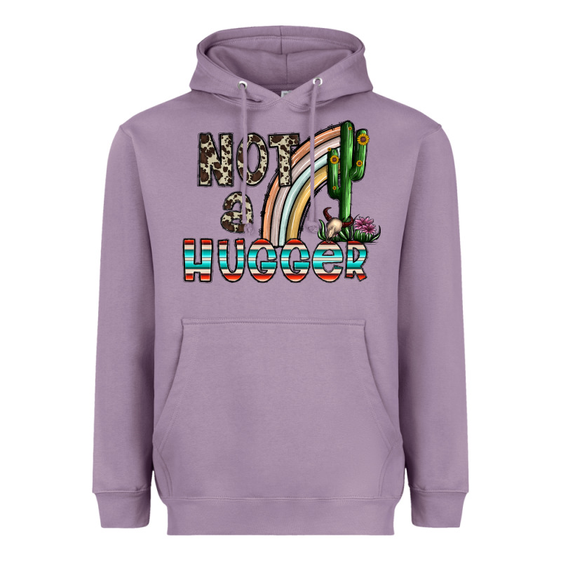 Not A Hugger Heavyweight Hoodie by CowhideDigitalArt | Teevron