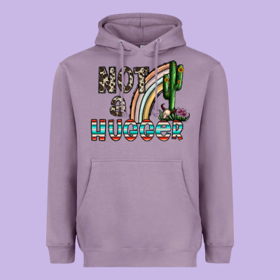 Not A Hugger Heavyweight Hoodie Designed By Cowhidedigitalart