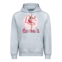 Heather Grey gymnast Urban Hoodie - MaliasSmallBusiness
