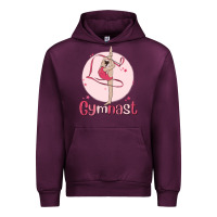 Mauve Wine gymnast Urban Hoodie - MaliasSmallBusiness