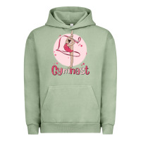 Pigment Oil Green gymnast Urban Hoodie - MaliasSmallBusiness