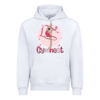 White gymnast Urban Hoodie - MaliasSmallBusiness