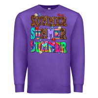 Purple summer summer summer Premium Sweatshirt - AdoDesignShop