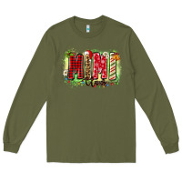 Army Green mimi claus Long Sleeve Tee - Zillion Design Studio
