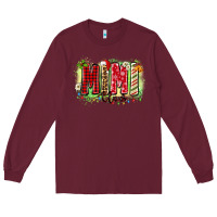 Burgundy mimi claus Long Sleeve Tee - Zillion Design Studio