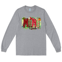 Heather Grey mimi claus Long Sleeve Tee - Zillion Design Studio