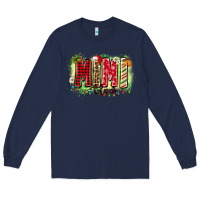 Navy mimi claus Long Sleeve Tee - Zillion Design Studio