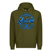 Army Green autism awareness Premium Hoodie - MaliasSmallBusiness