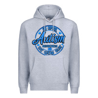Heather Grey autism awareness Premium Hoodie - MaliasSmallBusiness