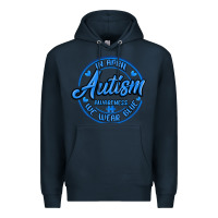 Navy autism awareness Premium Hoodie - MaliasSmallBusiness